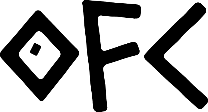 logo OFC noir, Olympique Fishing Company